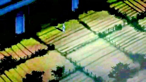Yu Yagami in white nurse outfit standing in sunny field, Night Shift Nurses 3