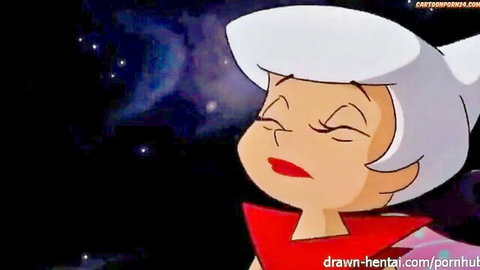 Judy Jetson seductive close-up in Jetsons hentai video