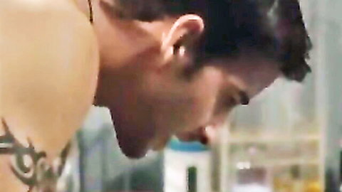 Julian Rios intense profile in passionate encounter, HD