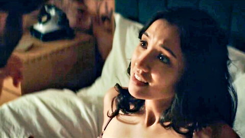 Savannah Youngblood nude tits in sexy bed scene from Dave S03E01