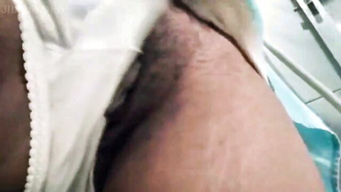 Indian babe pulling panties aside for masturbation tease