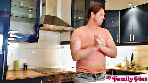 Kate Quinn faces stepdad punishment in kitchen, My Family Pies