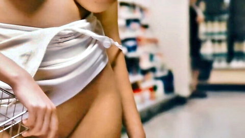 Keeley Hazell nude tits exposed in slipping white dress scene