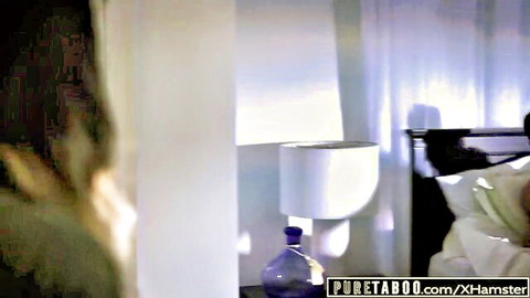 Hot virgin in white dress tricked into banging censored scene