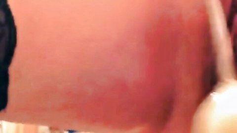 Mature redhead in lingerie plays with huge sex toy on webcam