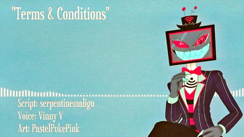 Vox Hazbin Hotel animated demon in suit, brainwashing erotic audio thumbnail