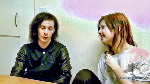 British couple chats about pussy licking and blowjobs in amateur interview