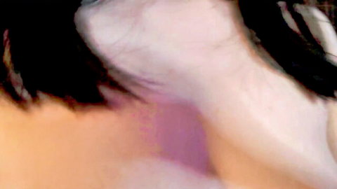 Amiliyan Asian teen babe nude shoulder and face close-up