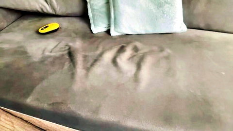 Yummyalexxx intimate dildo ride scene on cozy couch