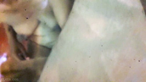 Blurry close-up of curvy stepmom's ass and penetration after afterparty fun