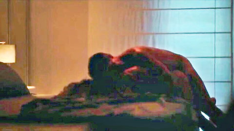 Erika Januza and Rita Guedes nude embracing sex scene, bare tits visible