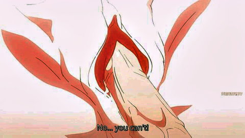 Anime hentai close-up of reluctant vaginal penetration in share house episode