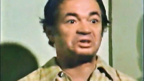 Retro porn actor with surprised face in vintage Herzog film