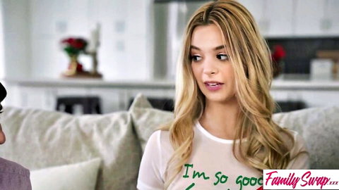 Molly Lil teases in sheer 'I'm so good Family Swap' t-shirt