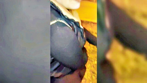Mature Venezuelan woman in black lingerie, upper body close-up