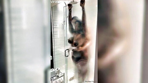 Teresa Lavae ebony slut fucked hard in steamy shower OnlyFans
