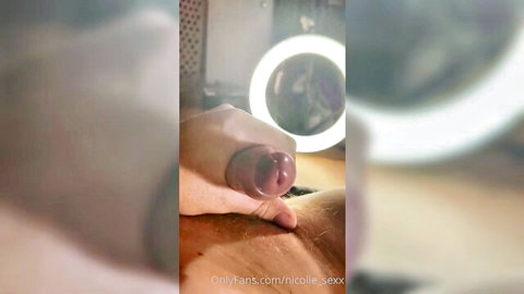 Nicolle Bolivar amateur POV handjob masturbation with cumshot