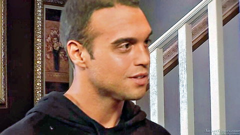 Handsome male caretaker in black hoodie from Michelle Lay's forbidden heat scene