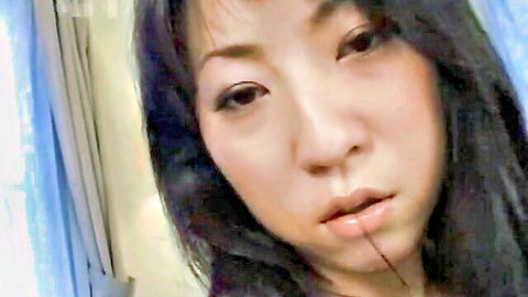 Seductive Asian woman close-up in hot young couple fucking video