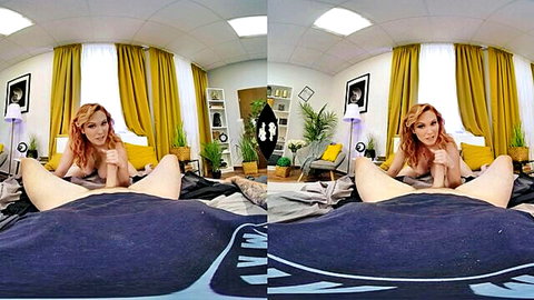 Taylor Gunner MILF cheating, redhead teasing pussy on bed
