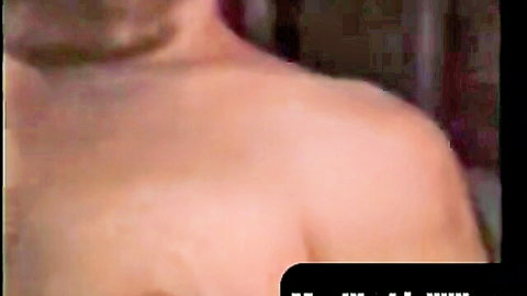 Shirtless muscular man in solo tease from MenWorkinXXX ass driller vid