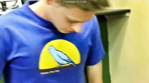 Young fresh dude John in blue t-shirt, casual pose