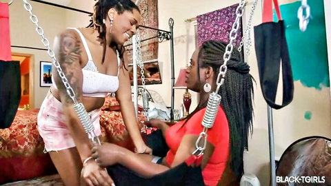 Ana Andrews in intimate trans ebony encounter with sexy partner
