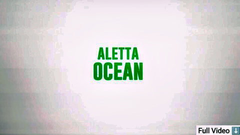 Aletta Ocean pornstar name in green text on promo thumbnail for full hardcore sex video