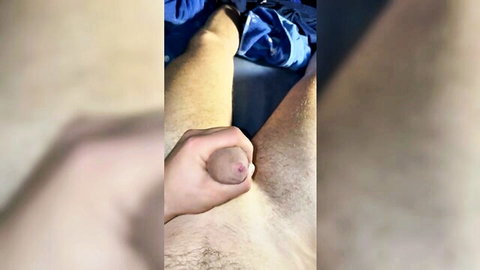 Alphamuscle001 solo handjob on thick cock with creamy cumshot