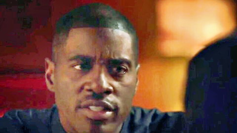 Audrey Spataro scene with intense Black male actor close-up, Falling in Love Again