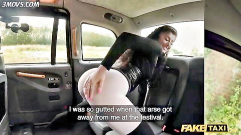 Marina Maya bends over exposing perfect Indian ass in Fake Taxi cab ride