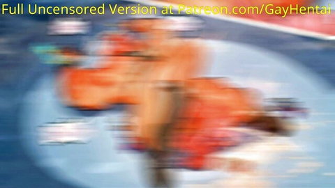 Blurry animated yaoi hentai thumbnail of Jorgen's monstrous cock in Pixie Odd Parents parody