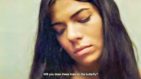 Natalia Lugo intense close-up in Hector's Woman (2021) hot scene