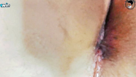 Close-up of wet shaved pussy after threesome with wife and friend in Las Vegas