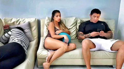 Summer_steph seduces Doll and Richie in amateur threesome tease, creampie preview