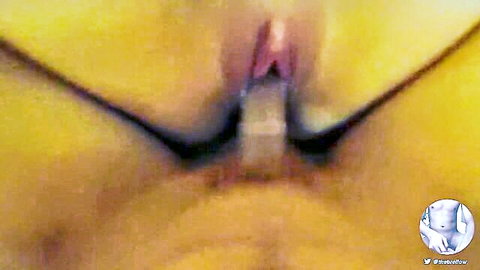 Blurry close-up of Asian woman's wet pussy with insertion in amateur Malaysia trip video