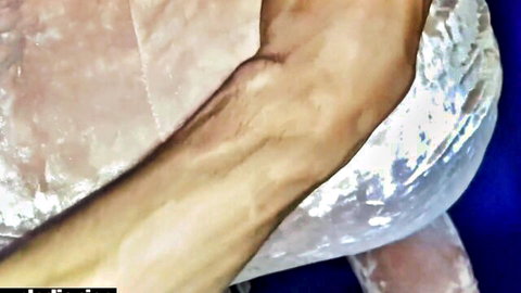 Moroccan woman in sexy jalabiya, exposing arm in amateur tease