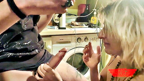 Rosario Gallardo submissive deep throat blowjob with Leo Valentino