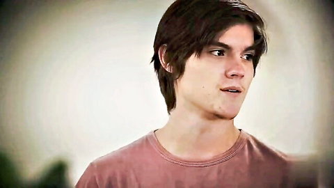 Young handsome guy in t-shirt from Rachael Cavalli MILF video
