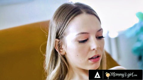 Blonde Kenna James seductive close-up in Mommy's Girl lesbian scene