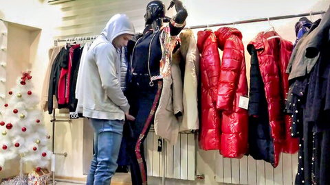 Security guard humps store mannequin in coats section nightly