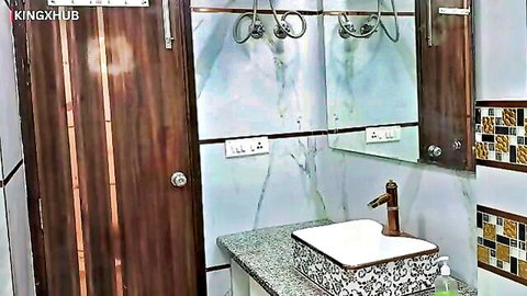 Elegant Indian bathroom interior for Bahu Sasur steamy encounter