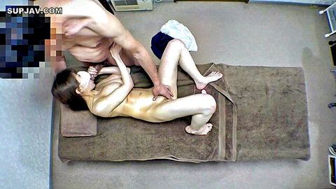 Nude Asian woman in intimate side-touching pose with man