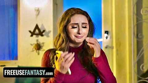 Penelope Kay emotional with pregnancy test in FreeUse Fantasy