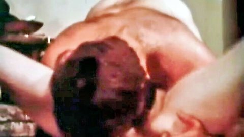 Vintage hardcore anal sex in doggy style, ass up delight