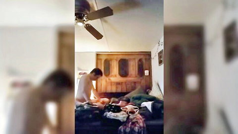 Trans sweetheart passionately bred by daddy in intimate bedroom encounter