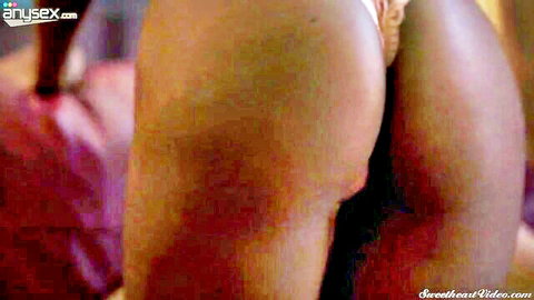 Ashley Aleigh licks wet pussy of white bombshell in lesbian scene