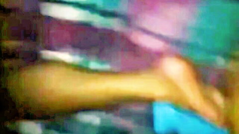 Blurry view of leg and foot in military dudes bareback bar orgy