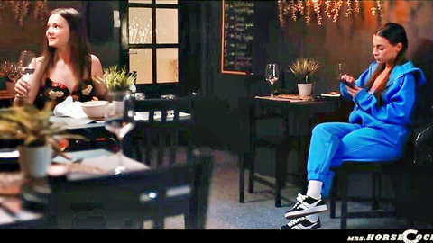 Veronica Leal and Josephine Jackson in teasing restaurant chat