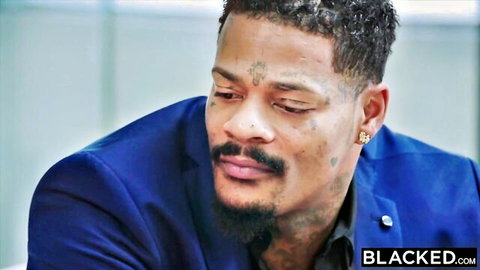 Khloe Kapri's Blacked BBC stud in suit, Valentine's threesome tease